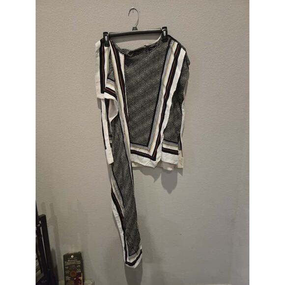 Proenza Schouler Women's Silk Scarf Top Size 4 Multicolor Sleeveless - Picture 5 of 13